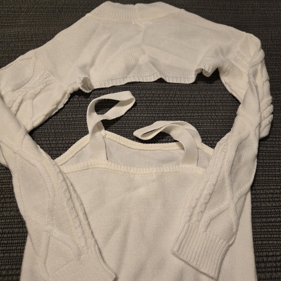 BP two piece cable knit shrug sweater set size XXS - Picture 10 of 10